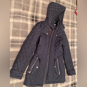 Tommy Hilfiger Quilted Navy Blue Size Small Jacket.